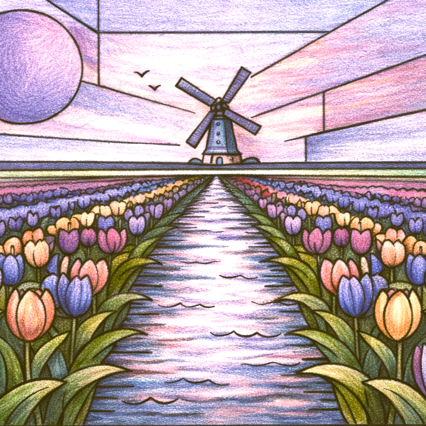 Amsterdam featured illustration